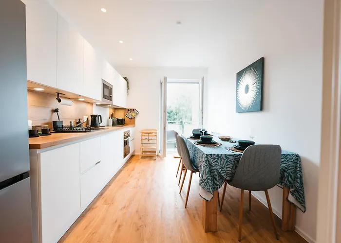 Designer 2br Flat Near Center & The Mosel River Daire