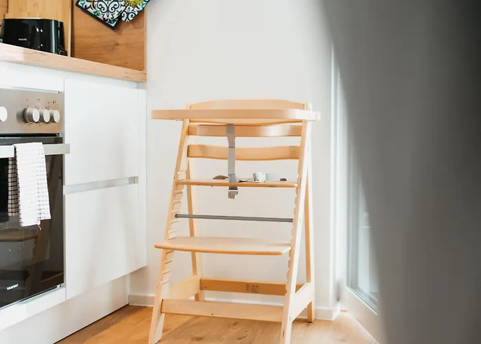 Designer 2br Flat Near Center & The Mosel River Daire